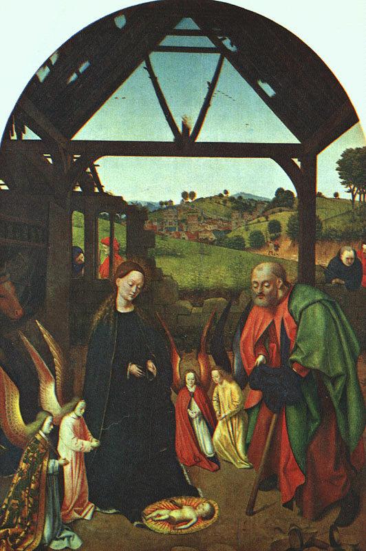 Petrus Christus The Nativity _2 Germany oil painting art